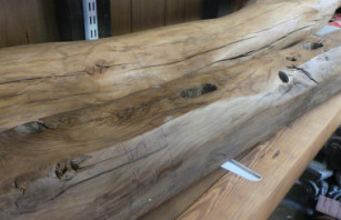 Oak flooring beams from Martin Edwards Reclamation