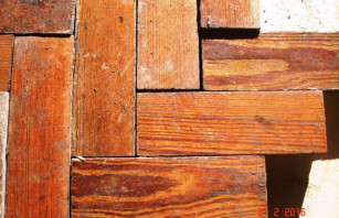 Reclaimed solid wood blocks