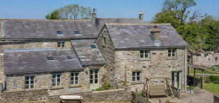 Reclaimed stone for buildings on the Rome Farm estate, Giggleswick, North Yorkshire